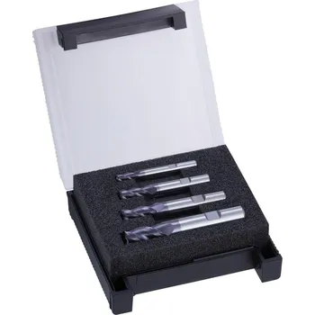 Fréza Sada hrubovacích fréz hpc tialn typ uni z3 6/8/10/12 mm format