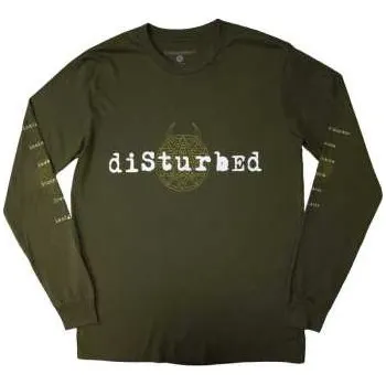Zahraniční hudba Merch Disturbed: Disturbed Unisex Long Sleeve T-shirt: European Tour '23 Take Back (back Print & Ex-tour) (large) L