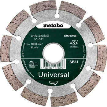Řezný kotouč Metabo Diamantový řezný kotouč 125x22,23mm SP - U 624296000 free_store_pickup