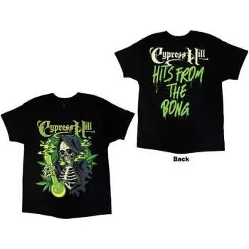 Pánské tričko Merch Cypress Hill: Cypress Hill Unisex T-shirt: Skull Bong (medium) M