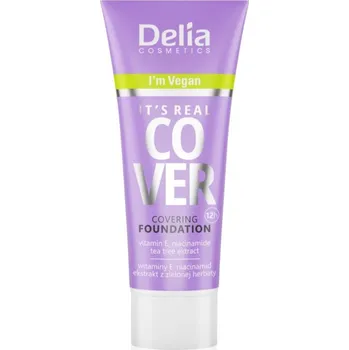 Make-up Delia Cosmetics It's Real Cover krycí make-up odstín 205 caramel 30 ml