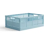 Skládací přepravka maxi Made Crate - crystal blue