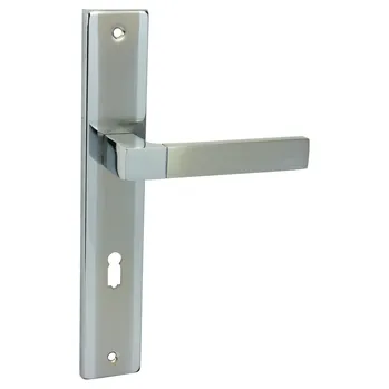 Dveřní kování DOMINO Dveřní štítové kování REAL - BB dozický 72 M6/M9 chrom/nikl