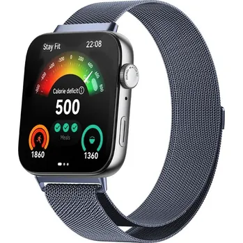 eses Milánský tah pro Huawei Watch Fit 3, 4 a 4 Pro - Šedý