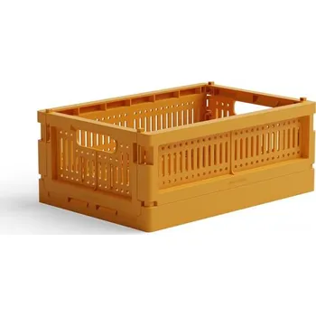 Úložný box Skládací přepravka mini Made Crate - mustard