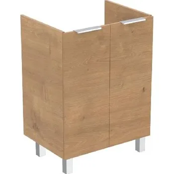 Koupelnový nábytek Ideal Standard Eurovit+ - Umyvadlová skříňka, 84x60x44 cm, 2 dvířka, panty L/P, dub R0258Y8