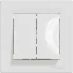 SCHNEIDER ELECTRIC ASFORA Přepínač dvojitý střídavý, řazení 6+6, bezšroubový, bílá