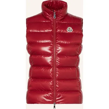 Moncler Dámská Péřová Vesta Ghany, tmavě červená, 34