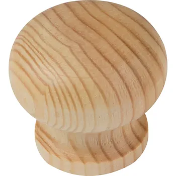 Nábytkové kování Walteco Nábytková knopka Lara průměr 39mm, borovice lakovaná Množství: 5 ks