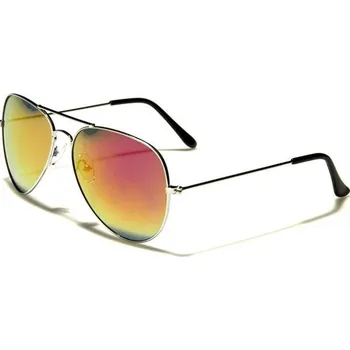 Sluneční brýle AIR FORCE Sluneční brýle zrcadlové pilotky Oranžové - stříbrný rám Olympic eyewear AF101-SLRVs4