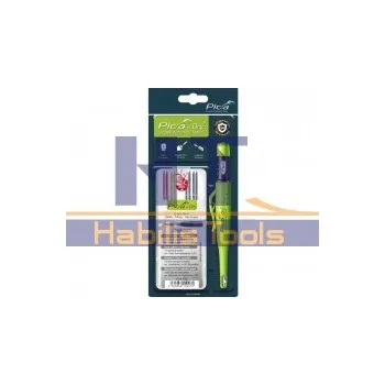 Mechanická tužka PICA tužka pro profesionální řemeslníky (červená, žlutá, šedá) + náhradní tuhy 4020