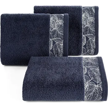 Bytový textil BAVLNĚNÝ RUČNÍK AGIS 50X90 CM TMAVĚMODRÁ