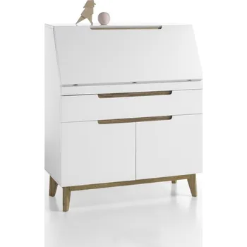 Komoda Příborník CERVO (Bílá + Dub)