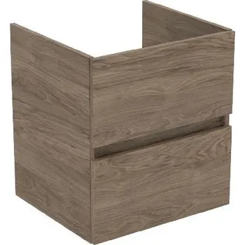 Koupelnový nábytek Ideal Standard Eurovit+ - Umyvadlová skříňka, 55x50x44 cm, 2 zásuvky, ořech R0256Y9