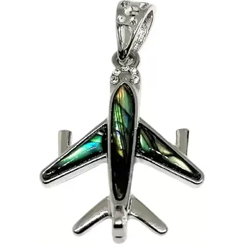 Přívěsek Přívěsek letadlo s mušlí Paua