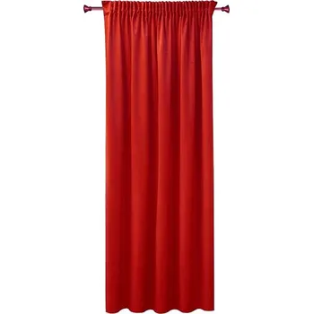 Závěs 4 sleep Jednobarevný hotový závěs 75 × 150 cm - Bella červený