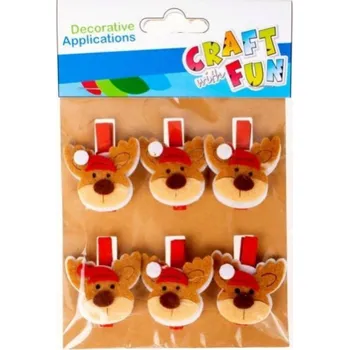 Hodiny Craft with Fun DEKORACE BN HODINY SOB 6KS CF PBH 12/144