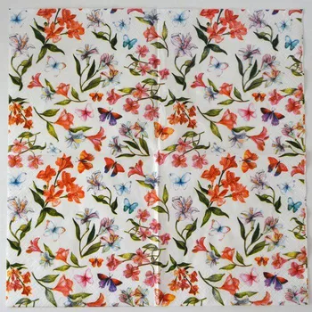 Papírový ubrousek Ubrousek na decoupage - Květiny - Amaryllis