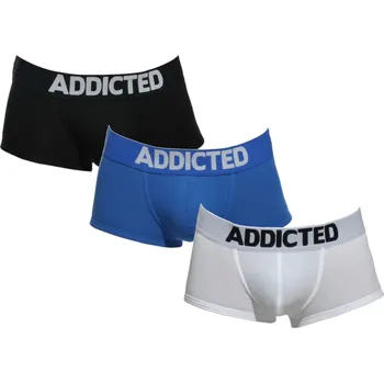 Boxerky 3PACK pánské boxerky Addicted vícebarevné (AD421P-3COL) XL Možnost vrácení zboží ZDARMA do 120 dnů!