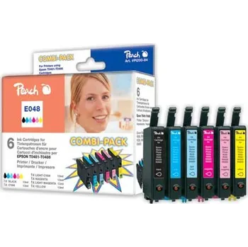 PEACH Epson Stylus Photo R200/300 Combi-Pack, E048, T0481-T0486