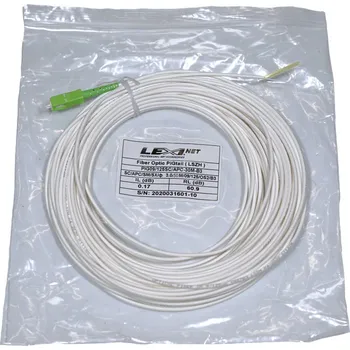 Síťový kabel LEXI-Net Pigtail SC/APC SM 09/125 4mm LSZH 50M G657B3