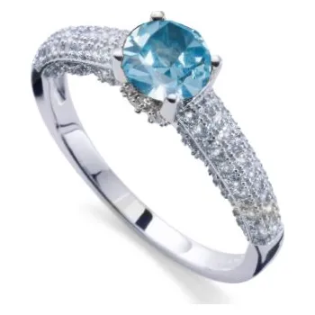 Šperk Oliver Weber Elegantní stříbrný prsten s kubickými zirkony Royal 63271 AQU 54 mm + 2 měsíce na vrácení zboží