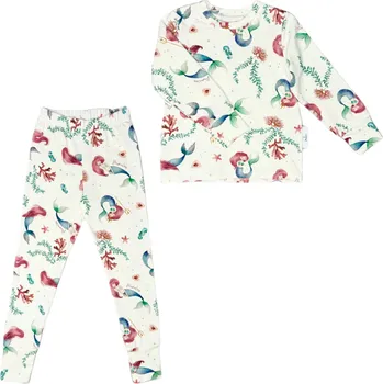 Dívčí mikina Mimilove Dlouhé pyžamko vel. 2-4 let Mořská panna