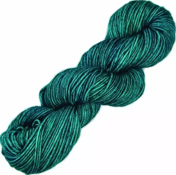 Příze Symfonie Yarns Bella SS4018 Paví zelená (Ručně barvená příze Bella 4018 Peacock Green)