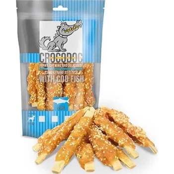 Crocodog CHICKEN MEAT STICK WITH COD FISH 75 g