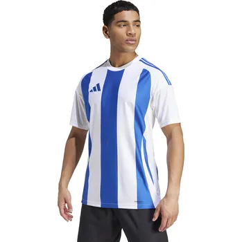 Fotbalový dres Adidas STRIPED 24 bílo světle modý Velikost: L