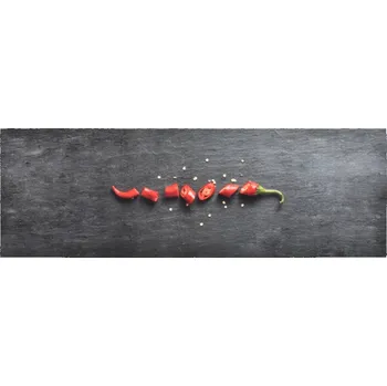 Kuchyňský koberec pratelný Paprička 60 x 300 cm Vícebarevný 315966