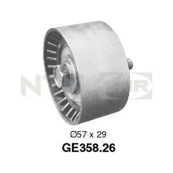 Auto-moto Vratná/vodicí kladka, ozubený řemen SNR GE358.26
