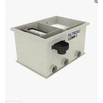 Jezírková filtrace Filtreau Basic Combi-2 Zapojení: Gravitační zapojení s oplachovým čerpadlem a UV lampou