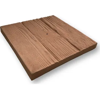 Báča Beton Plošná dlažba chodníková - Reliéf dřevo (30 x 30 x 3 cm) Barva: Světle hnědá, Objednávám: Metry čtvereční