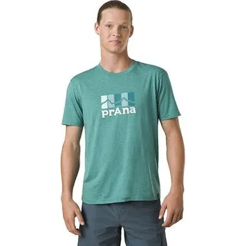 Pánské tričko Triko PRANA PRANA MOUNTAIN LIGHT SS TEE ST Man velikost XL