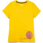 Dámské tričko Smartwool Merino Sport 150 Crankset Short Sleeve Mango Sorbet L