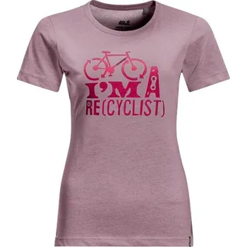 Dámské tričko Dámské tričko Jack Wolfskin Ocean Trail T Violet Quartz M