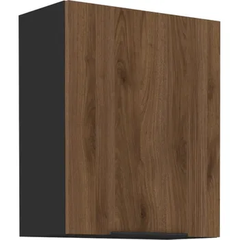 Kuchyňská skříňka MOB Horní kuchyňská skříňka Tempo Kondela Monzesa 60 G 72 1F (ořech okapi + černá)