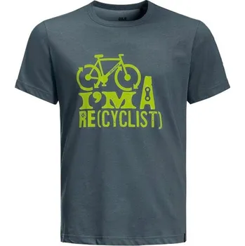 Pánské tričko Pánské tričko Jack Wolfskin Ocean Trail T Storm Grey M