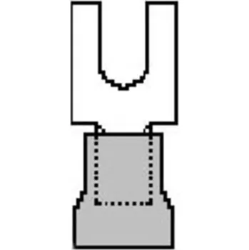 Elektrický konektor Molex 191310016 vidlicové kabelové oko 1500 ks Tape