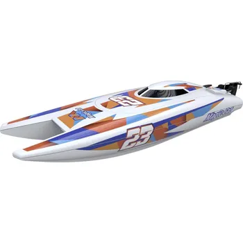 RC model lodě Joysway Magic Cat V6 RC model motorového člunu 100% RtR 265 mm