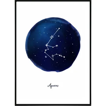 Plakát La forma Design studio Znamení Vodnář II. 50x70 cm