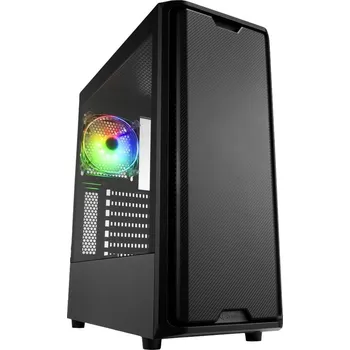 PC skříň Sharkoon SK3 RGB midi tower PC skříň černá
