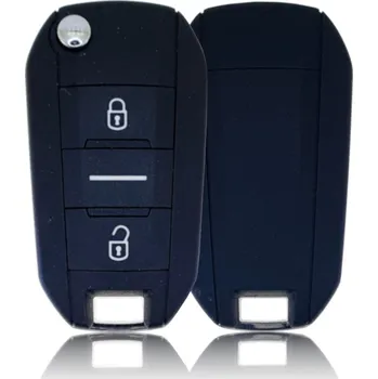 Autoklíč Klíč s dálkovým ovládáním 2tl. Peugeot 508 Citroen C-Elysee C4 PCF7941 ID46 434Mhz HU83