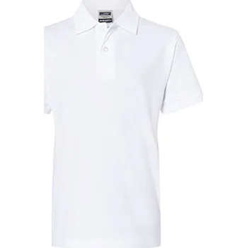 Chlapecké tričko James&Nicholson Dětská polokošile JN070K White L (134/140)