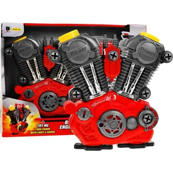 Dětská kuchyňka Ramiz Odpojitelný motor auta pro děti 3+ Interaktivní efekty + pohyblivé části + nářadí