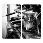 KESPER Multifunkční skleněná deska 2ks Espresso 50 x 28,5 x 0,7cm