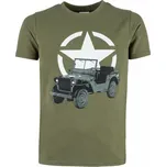 101INC Triko dětské JEEP krátký rukáv ZELENÁ - OLIV 98-104