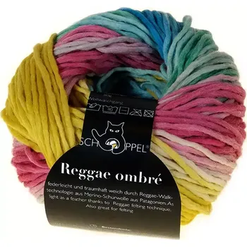 Příze Schoppel Wolle Reggae ombré 2357 Streiflichter (Příze merino Reggae ombré 2357 Streiflichter)