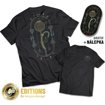 Samolepící dekorace 4anglersdesign Tričko Details Make The Difference - L